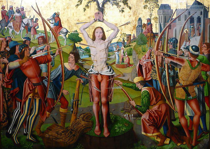 Master of the Holy Kinship Die Marter des heiligen Sebastian oil painting image